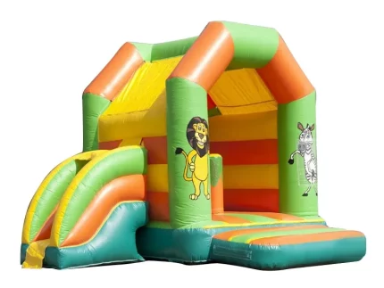 Jungle Inflatable Bouncy Slide